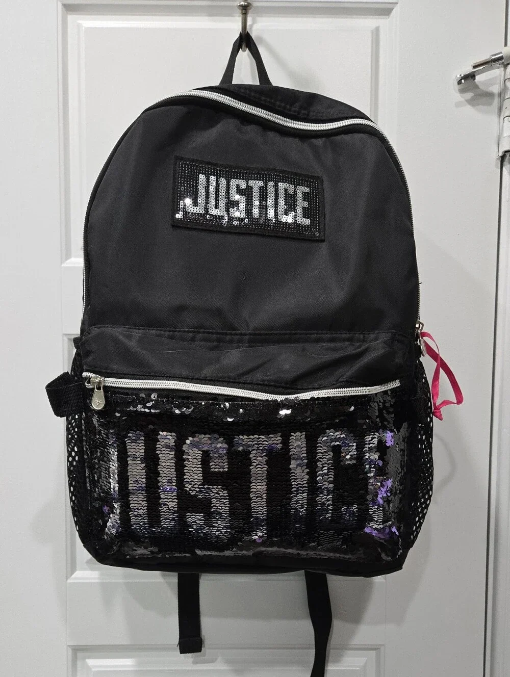 Justice Black Sequin Backpack – NWT/NWOT